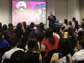 Fengshui Master Lim conducting a event 