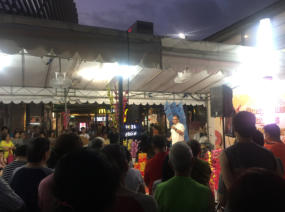 Master Lim conducting a fengshui events 