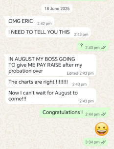 Master Lim's client feedback 